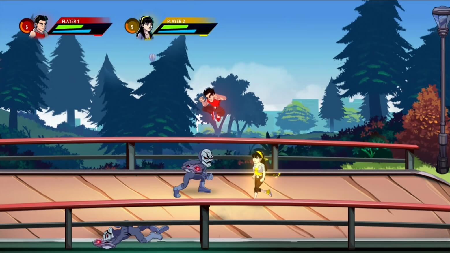 Saban's Mighty Morphin Power Rangers Mega Battle - геймплей игры на PlayStation 4